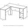 Furinno Indo L-Shaped Writing Desk