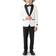 OppoSuits Boy's Pearly Solid Tuxedo Set 3-Piece