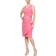 Alex Evenings Short Side Ruched Compression Dress - Hot Pink