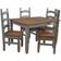 Mercers Furniture Corona Burgundy Dining Set 92x122cm 5pcs