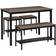 Homcom Industrial Dining Set 109.9x69.9cm 4pcs