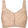 Miss Mary Broderie Anglaise Front Buttoned Bra - Beige