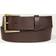 Lucky Brand Men's Leather Belt with Roller Brown