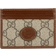 Gucci Card Case with interlocking G - Beige/Ebony