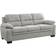 Lexicon Felicia Light Gray Sofa 203.2cm 3 Seater