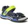 Geox Borealis Boy Sandal, Navy/Lime