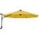 vidaXL yellow Wall-mounted Parasol Umbrella Garden Sun Shade Sun Shelter Umbrella