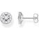 Thomas Sabo Silver CZ Classic Circle Stud Earrings