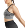 Gymshark Adapt Ombre Seamless Sports Bra - Black