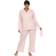 White Mark Women's Pajama Set, 3-Piece Pink Pink