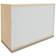 FM BOTTOM-UP white desk, WxD Storage Cabinet