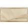 Jimmy Choo Womens Gold Emmie Mirrored-fabric Clutch 1SIZE