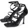 Michael Kors MK Imani Patent Leather Sandal Black