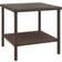 vidaXL brown Side Tempered Small Table 45x45cm