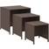 vidaXL brown Nesting Table