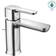 Delta Faucet Modern Single Hole Faucet, Drain Grey