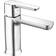 Delta Faucet Modern Single Hole Faucet, Drain Grey