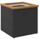 vidaXL 40 Planter Raised Bed Planter Pot Garden Flower Pot Black Poly