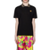 Versace Greca Short-Sleeved Polo Shirt - Black