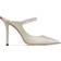 Jimmy Choo Women's Bing Embellished High Heel Mules Champagne