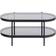 Nordform Li Black Matt Smoke Coffee Table 50x95cm