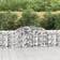 vidaXL 300 80/100 cm/ 1 pcs Arched Gabion Basket Galvanised Iron Cage