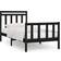 vidaXL black, 100 Solid Pine Bed Frame Bed Base