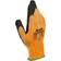 MAPA Professional Thermal Acrylic Lined Nitrile Heat Resistant Glove 250° Knit Wrist, 10" OAL, Black/Orange, Paired