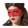 BigBuy Carnival Mask Red