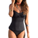 s.Oliver Bralette Spain Tankini Top - Black