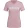 Adidas Women's Loungewear Essentials Slim Logo T-shirt - True Pink/White