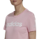 Adidas Women's Loungewear Essentials Slim Logo T-shirt - True Pink/White