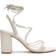 Schutz Maximo Block-Heel Sandals pearl 8.5B