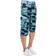 XRay Mens Belted Long Cargo Shorts - Teal Camo