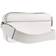 Michael Kors Jet Set Small Pebbled Double-Zip Camera Bag - Optic White