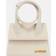 Jacquemus Light Greige Le Chiquito Noeud Linen-blend Top-handle bag