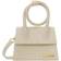 Jacquemus Light Greige Le Chiquito Noeud Linen-blend Top-handle bag