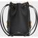 Chloé Marcie Grained Leather Chain Bucket Bag BLACK