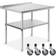 GRIDMANN NSF Silver Trolley Table 61x100.3cm