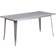 Flash Furniture 1266530 Silver/Chrome Dining Table 80x160cm