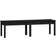 vidaXL black pine, 159.5 Garden Bench