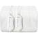 Cozy Night Double Fitted Blankets White