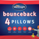 Silentnight Bounceback 4 Pack Bed Pillow (74x48cm)