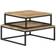 vidaXL Wooden Nesting Table 68x70cm 2pcs