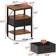 Superjare Nightstand Bedside Table 30x39.9cm