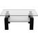 Costway Rectangle Black Coffee Table 59.7x100.3cm