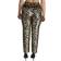 Dolce & Gabbana Sequined High Waist Pants - Gold/Brown