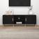 vidaXL Engineered Wood Black TV Bench 150x50cm