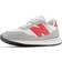 New Balance Men's 237 in Grey/Gris/True Red/rouge Suede/Mesh