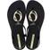 Ipanema Womenss Charm Loop Sandals in Black Rubber